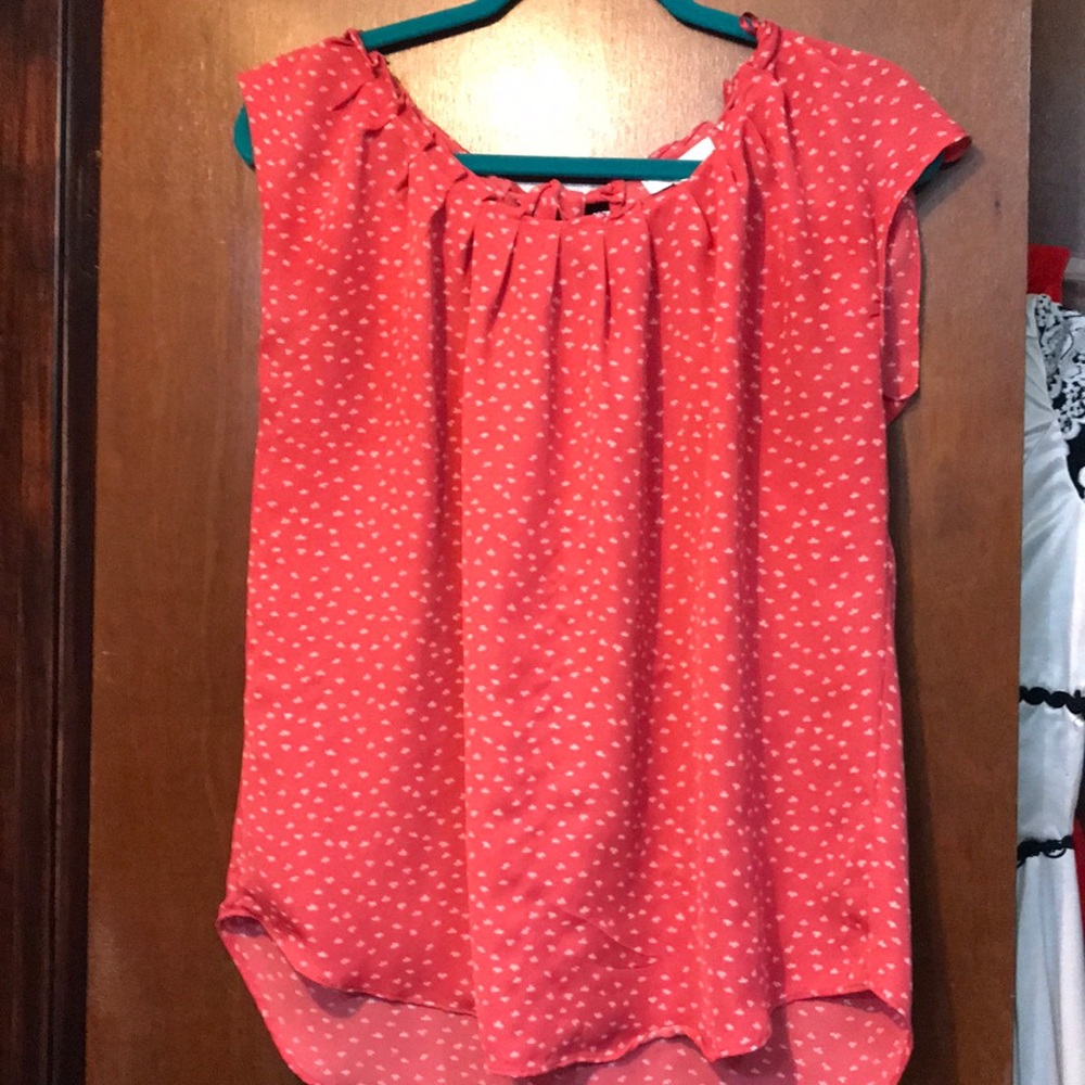 Lauren Conrad Sz Large Floral Print Shirt